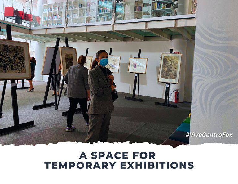 A space for temporary exhibitions